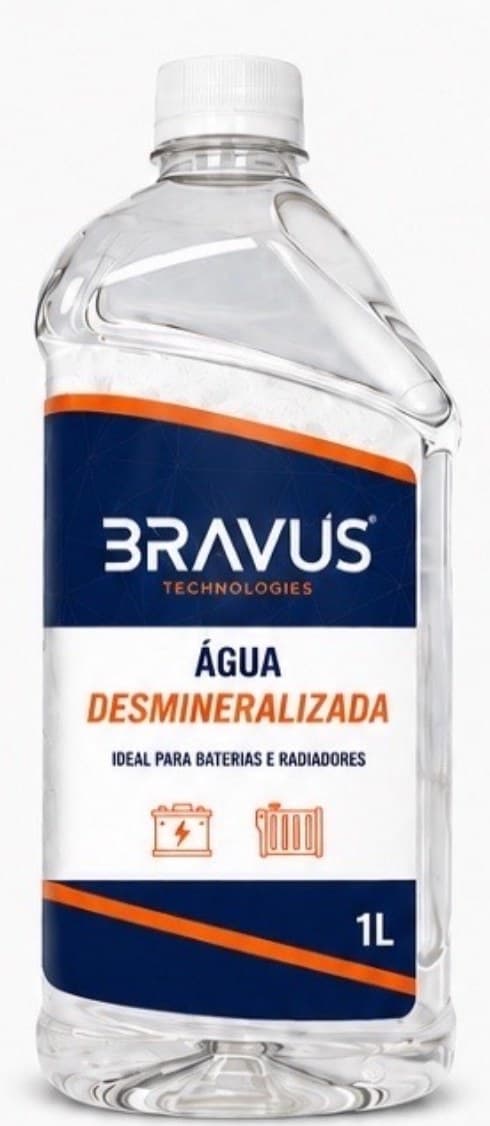 Água Desmineralizada 1L — Bravus